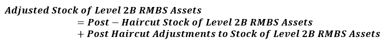 Adjusted Stock of Level 2B RMBS Assets