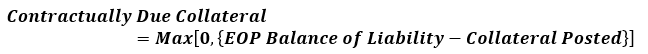 Contractually Due Collateral