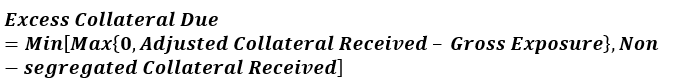 Excess Collateral Due