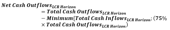 Net cash outflow