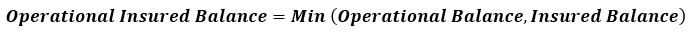 Operational Insured Balance