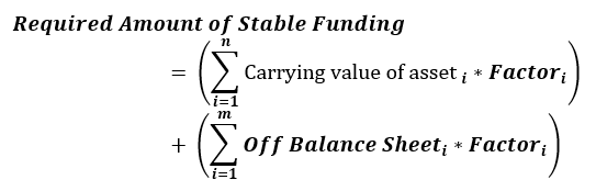 Required Amount of Stable Funding Required Amount of Stable Funding
