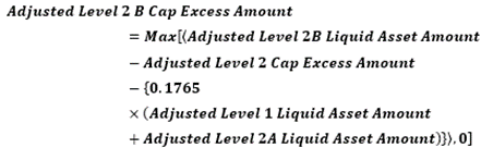 Adjusted Level 2B Cap Excess Amount