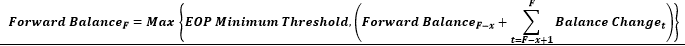 Forward Balance