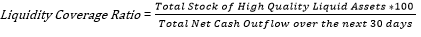 This image displays the Liquidity Coverage Ratio.