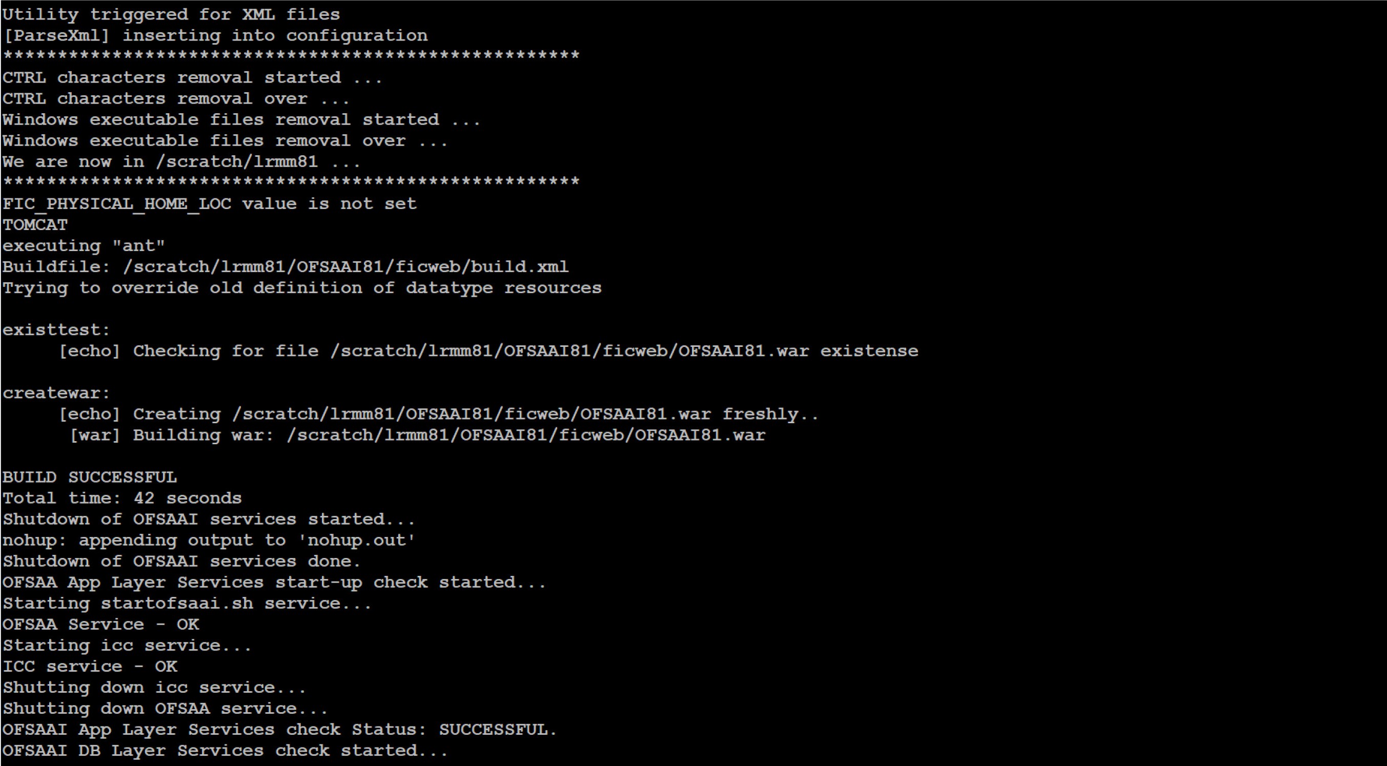 Silent Mode Installation Build Successful