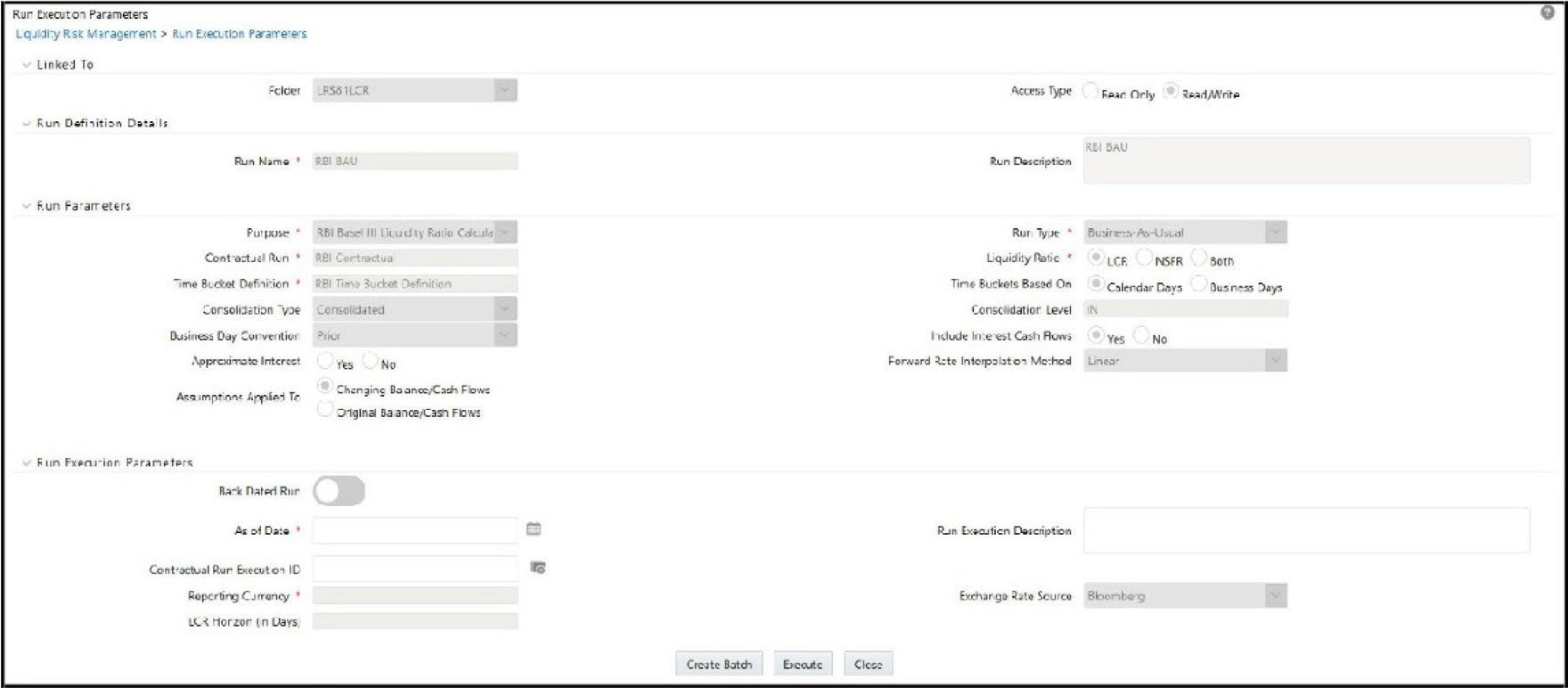 Presents a tabular view of defined runs within the Run Management Summary interface. The grid allows users to view, filter, and select runs based on attributes like name, purpose, run type, modification and approval history, and approval status for further processing.