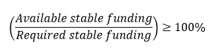This image displays the Available Stable Funding. This image displays the Available Stable Funding.