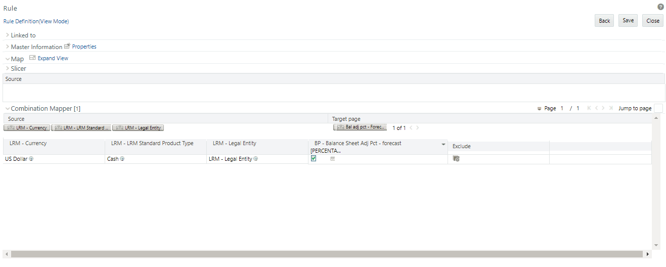 This image displays the Manual Adjustment Rule.