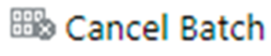 Cancel Batch