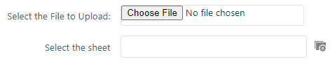 Select the file to Upload