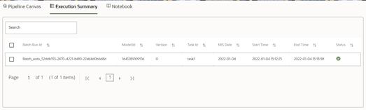 The Execution Summary Tab The Execution Summary Tab