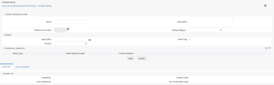 The Multiple Rating Add Window
