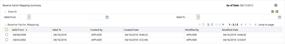 The Reserve Factor Definition Window