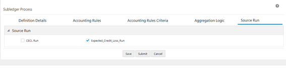 Click the Source Run tab.