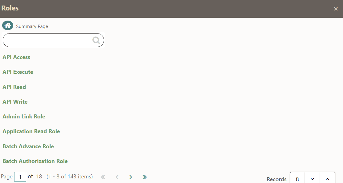 This image displays the Identity Management Roles.