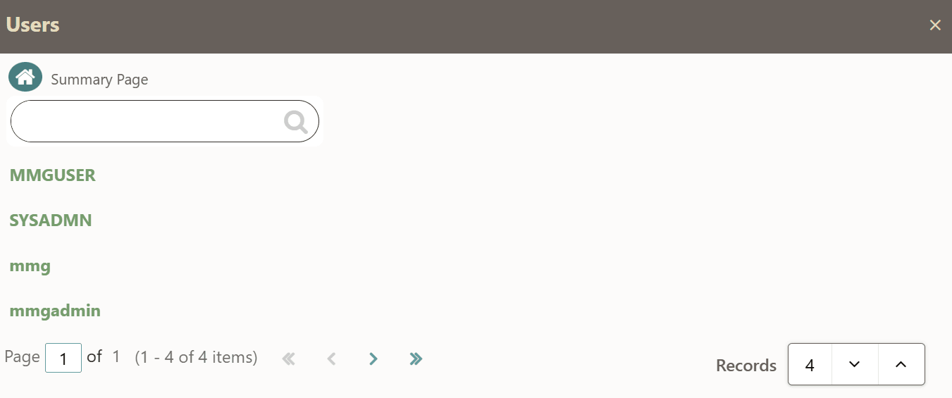 This image displays the Identity Management Users.