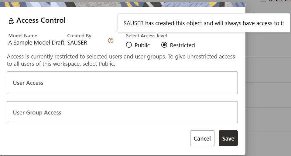 This image displays the Restricted Mode.
