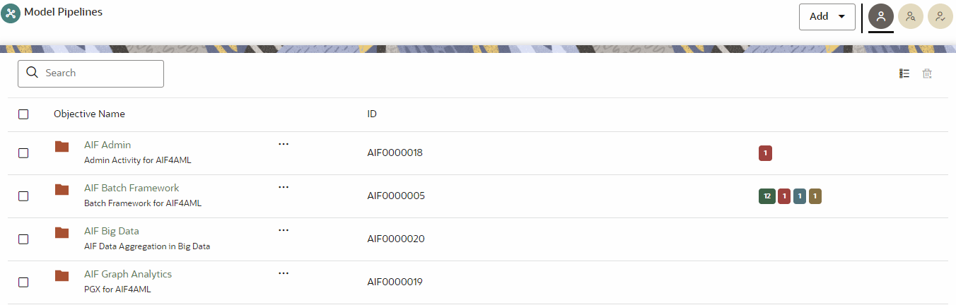 This image displays the Model Pipelines page.