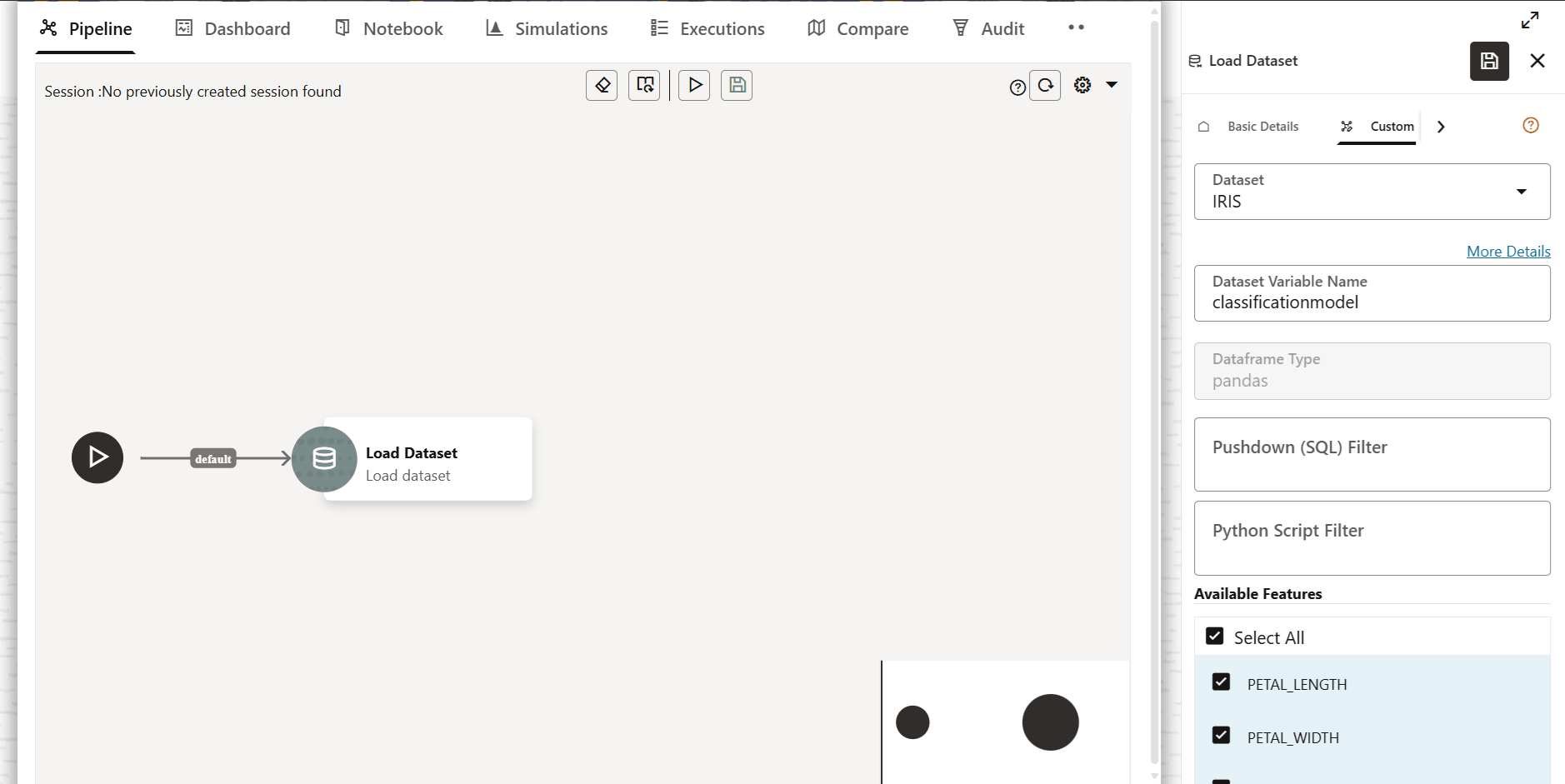 Pushdown (SQL) Filter and Python Script Filter