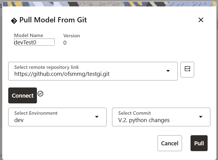 This image displays the Git Pull.