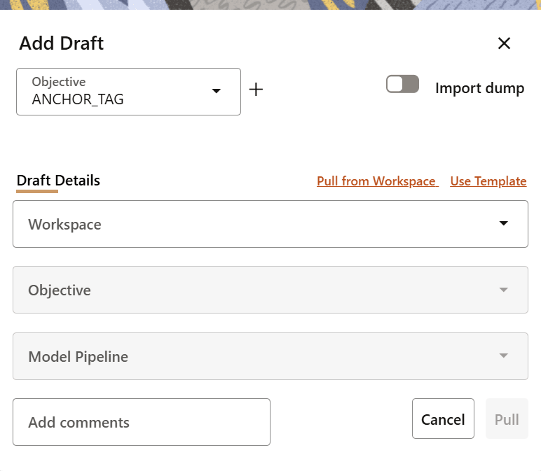 Pull from Workspace
