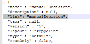This image displays the Manual Decision.
