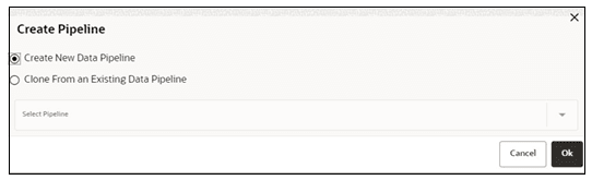 This image displays the Create Pipeline.