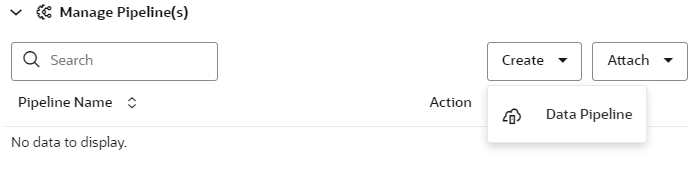 This image displays the Manage Pipeline(s). This image displays the Manage Pipeline(s).
