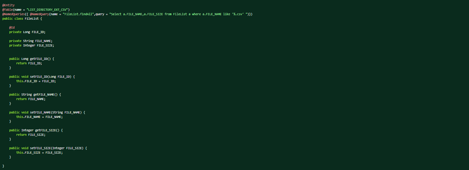 This image displays the Entity.