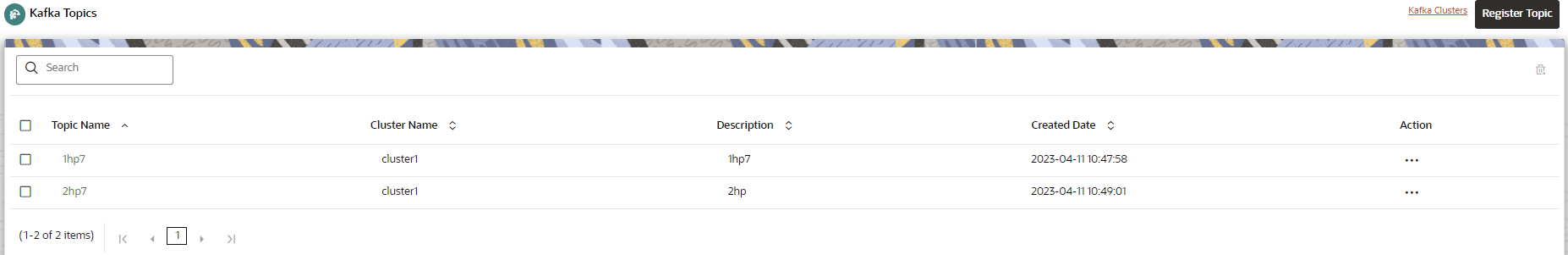 This image displays the API Summary page. This image displays the API Summary page.