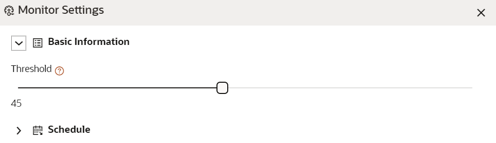 This image displays the Monitor Settings page.