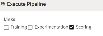 This image displays the Execute Pipeline.