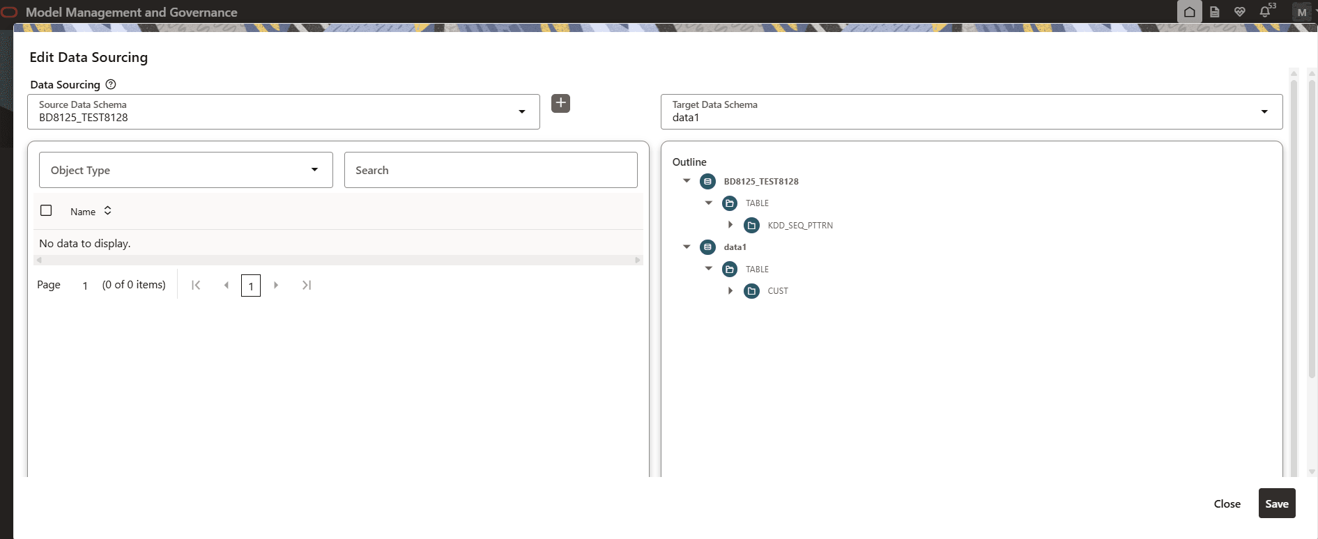 This image displays the Edit Data Sourcing page.