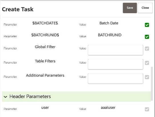 This image displays the Populate Workspace screen. This image displays the Populate Workspace screen.