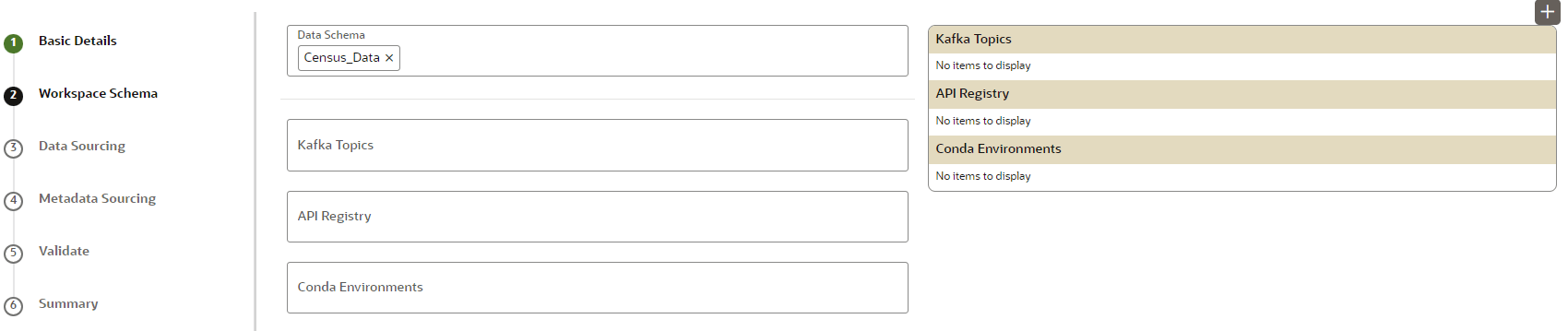 This image displays the Workspace Schema.