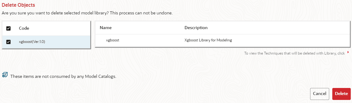 This image displays a Confirmation Message.
