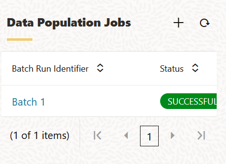 Data Population Job