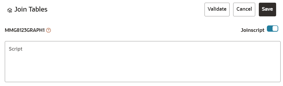 This image displays the Join Tables window.
