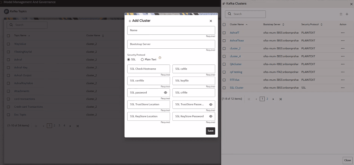 This image displays SSL Type Cluster.