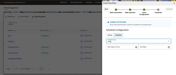 This image displays the Schedule Daily options. This image displays the Schedule Daily options.