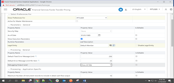 Application Preferences