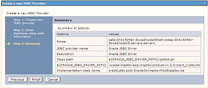 After specifying the directory location, click Next to display the Summary window.