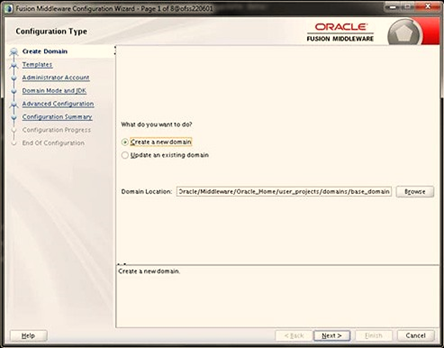 This illustration displays the Welcome window of the Configuration Wizard.