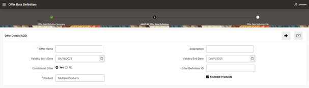 Offer Rate Definition Summary Offer Rate Definition Summary