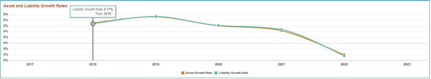 This image displays the Asset and Liability Balance Growth Rates.