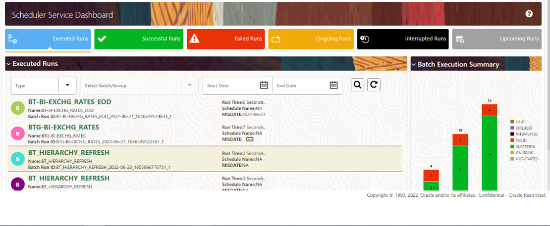 Scheduler Service Dashboard