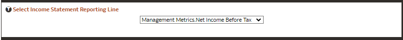 Income Statement Reporting Line