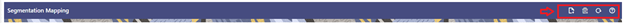 Segmentation Mapping Summary Screen - Title Bar Segmentation Mapping Summary Screen - Title Bar
