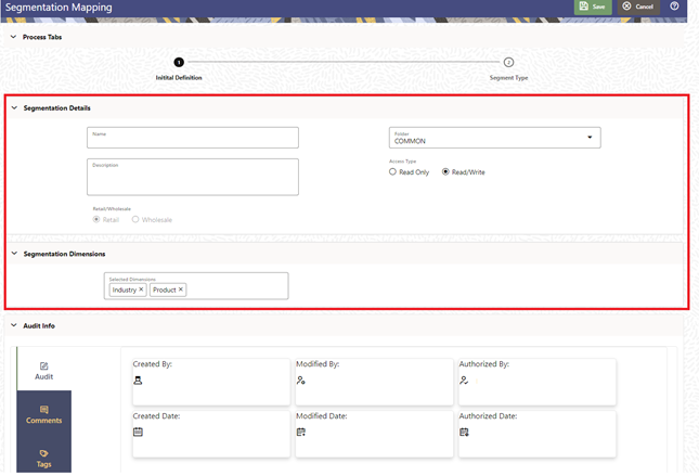 Segmentation Mapping - Add